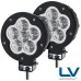 LV ZETA Industrial Spec LED Driving Light Kit - 2 x 5400 Lumens
